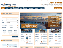 Tablet Screenshot of flightkingdom.com